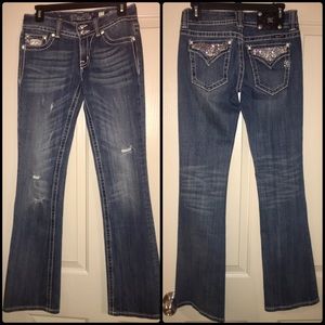 🔥 SOLD 🔥 Miss Me Medium Wash Boot Cut Jeans